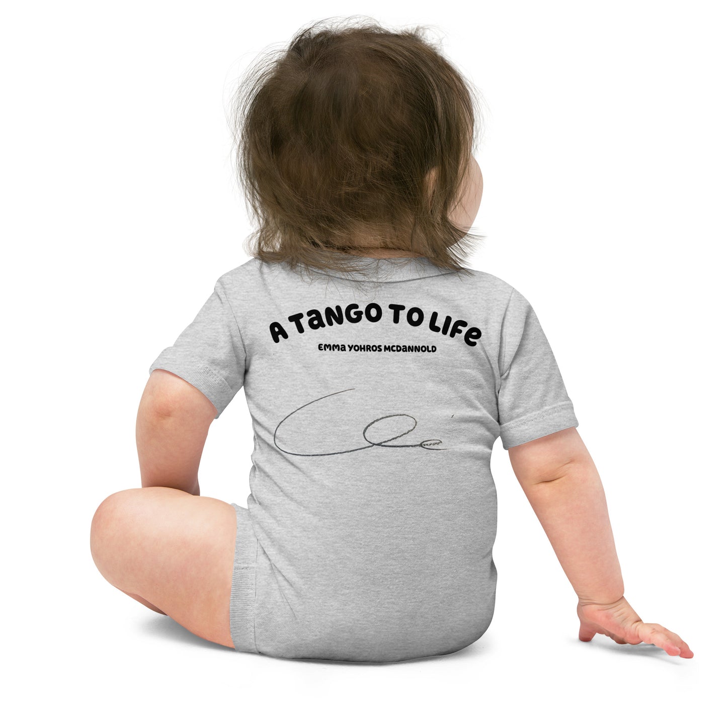 Fat Cat Baby short sleeve one piece - A Tango to Life