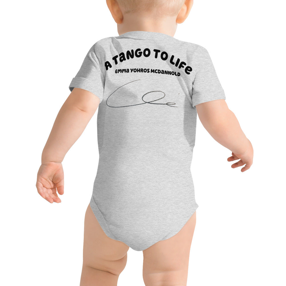 My Dog Cares Baby short sleeve one piece - A Tango to Life