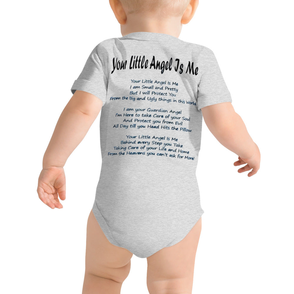 Your Little Angle Is Me Baby short sleeve one piece - A Tango to Life