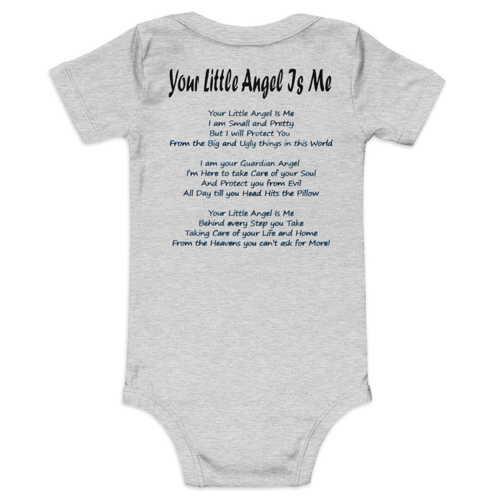 Your Little Angle Is Me Baby short sleeve one piece - A Tango to Life