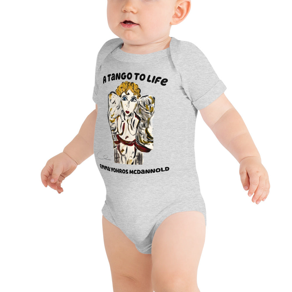 Your Little Angle Is Me Baby short sleeve one piece - A Tango to Life