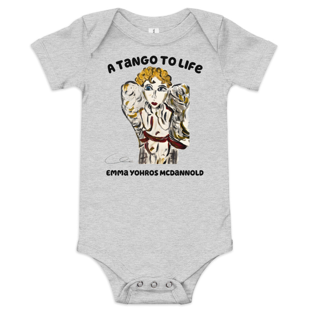 Your Little Angle Is Me Baby short sleeve one piece - A Tango to Life