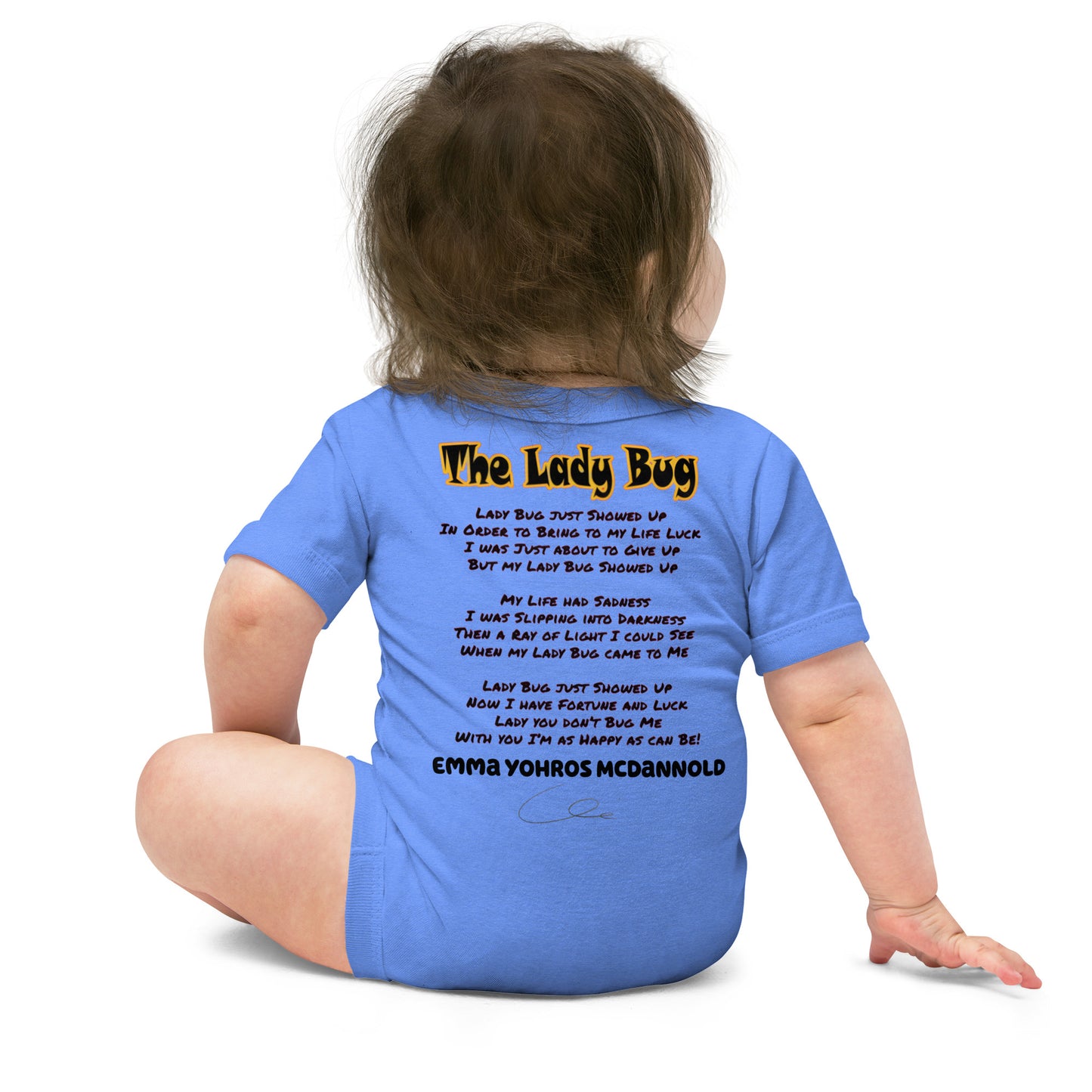 The Lady Bug Baby short sleeve one piece - A Tango to Life