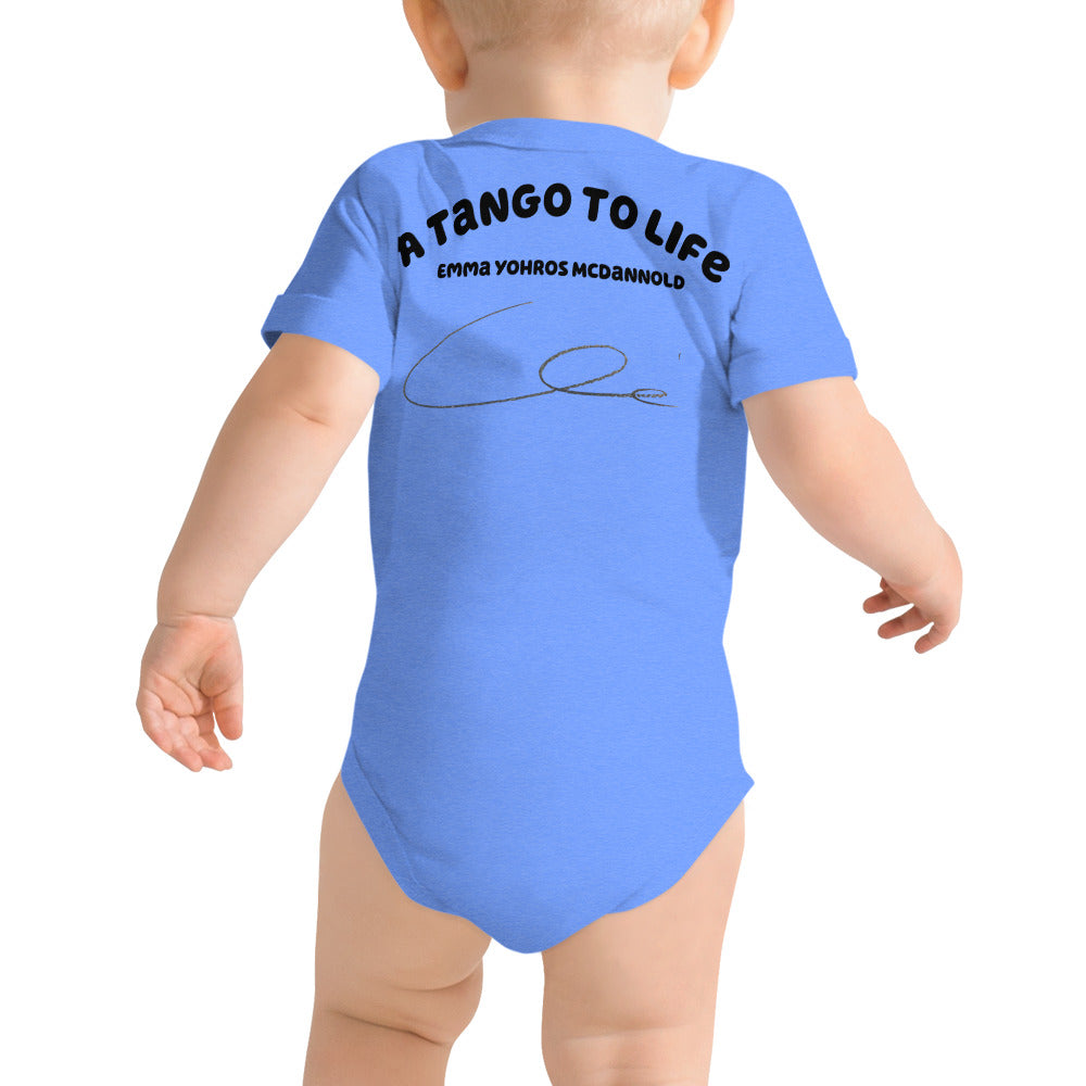 My Dog Cares Baby short sleeve one piece - A Tango to Life