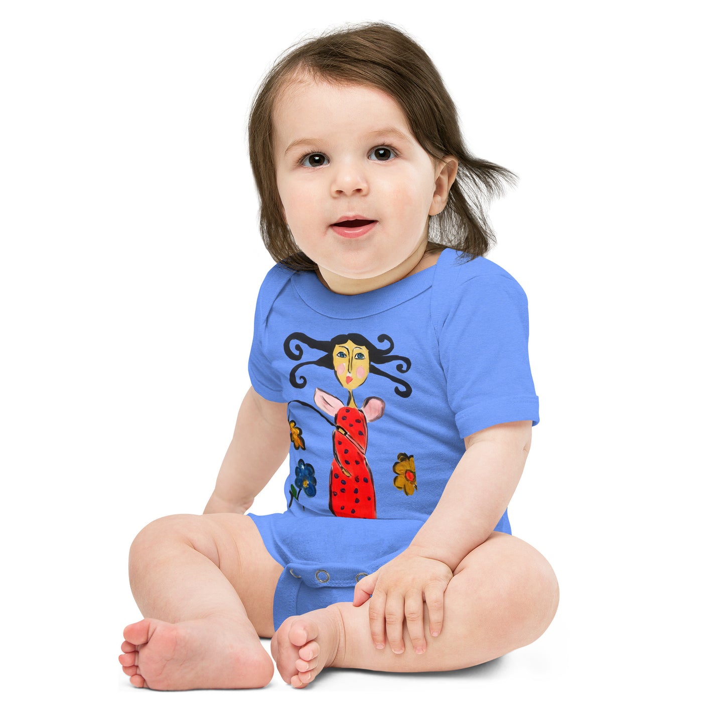 The Lady Bug Baby short sleeve one piece - A Tango to Life