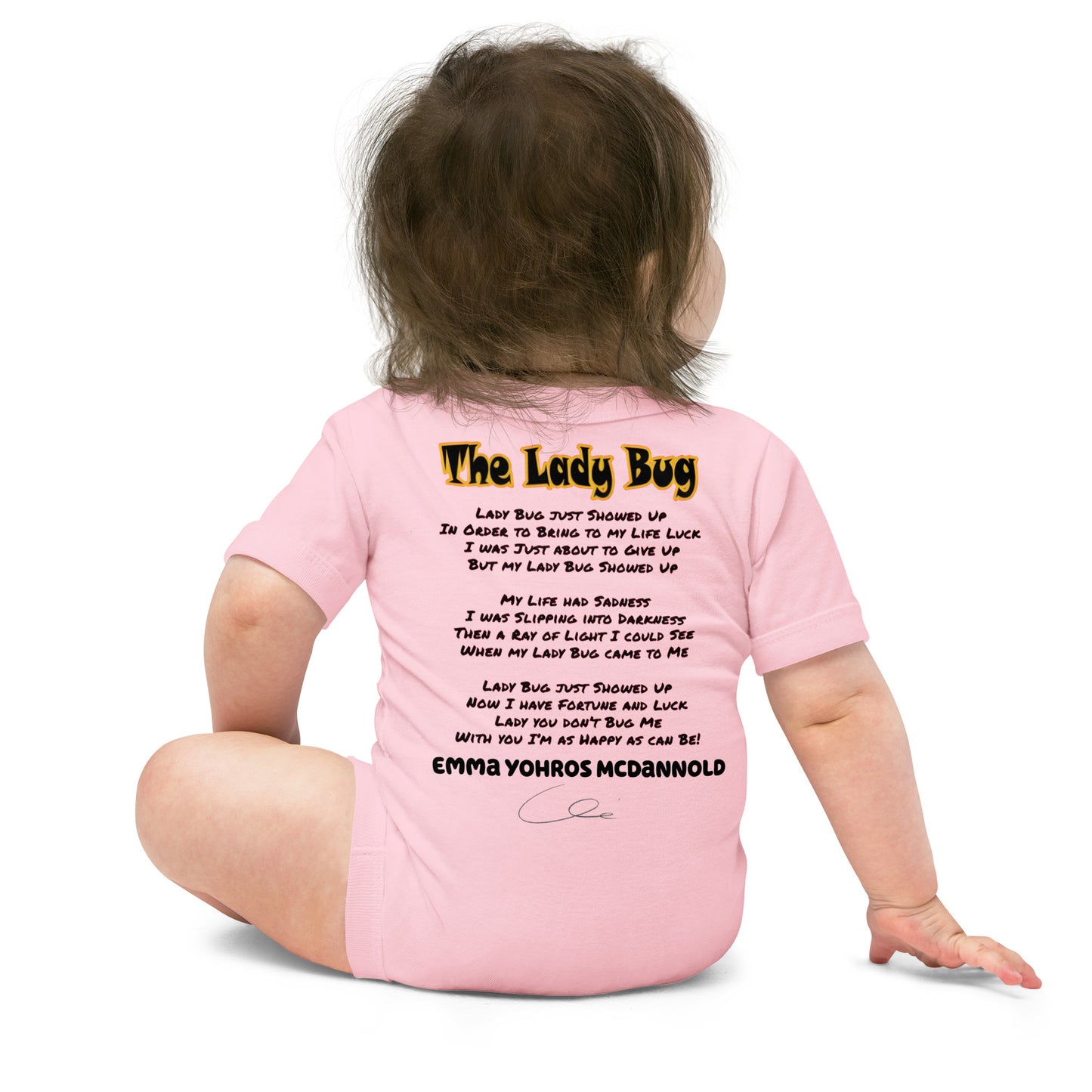 The Lady Bug Baby short sleeve one piece - A Tango to Life