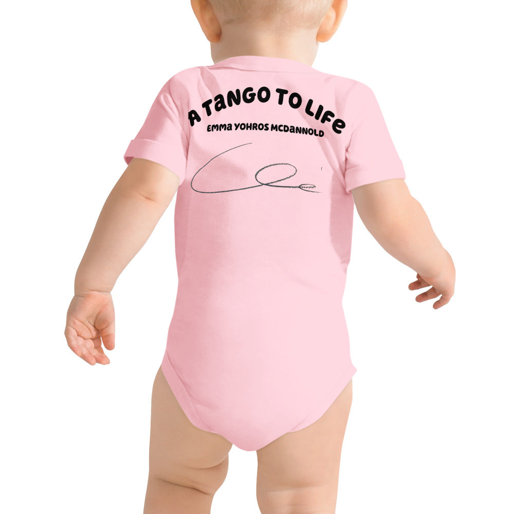 My Dog Cares Baby short sleeve one piece - A Tango to Life