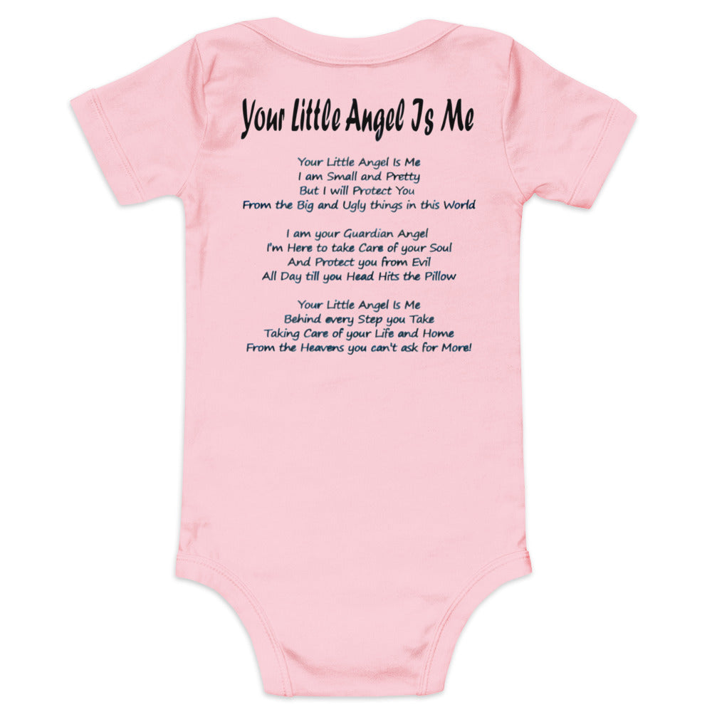 Your Little Angle Is Me Baby short sleeve one piece - A Tango to Life