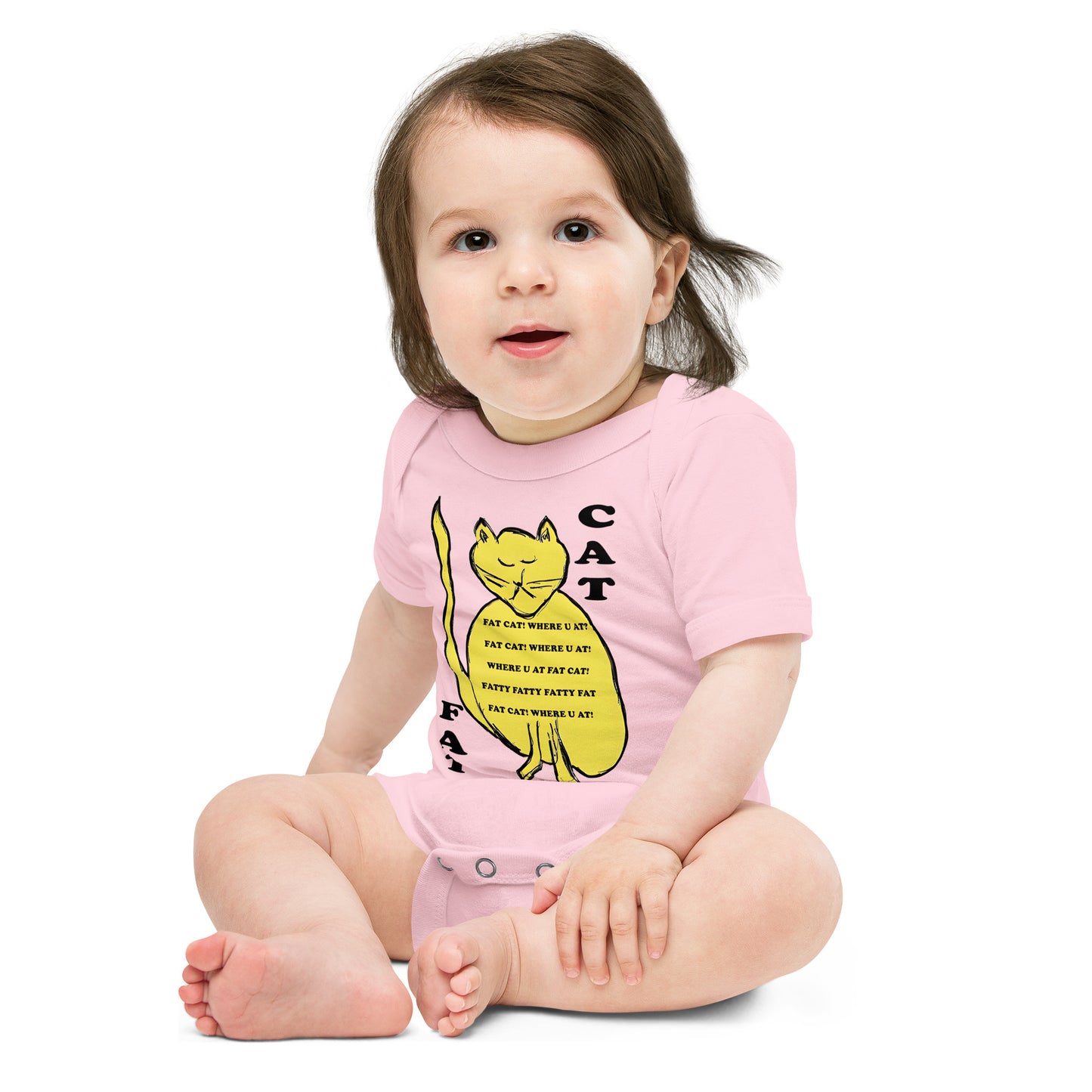 Fat Cat Baby short sleeve one piece - A Tango to Life