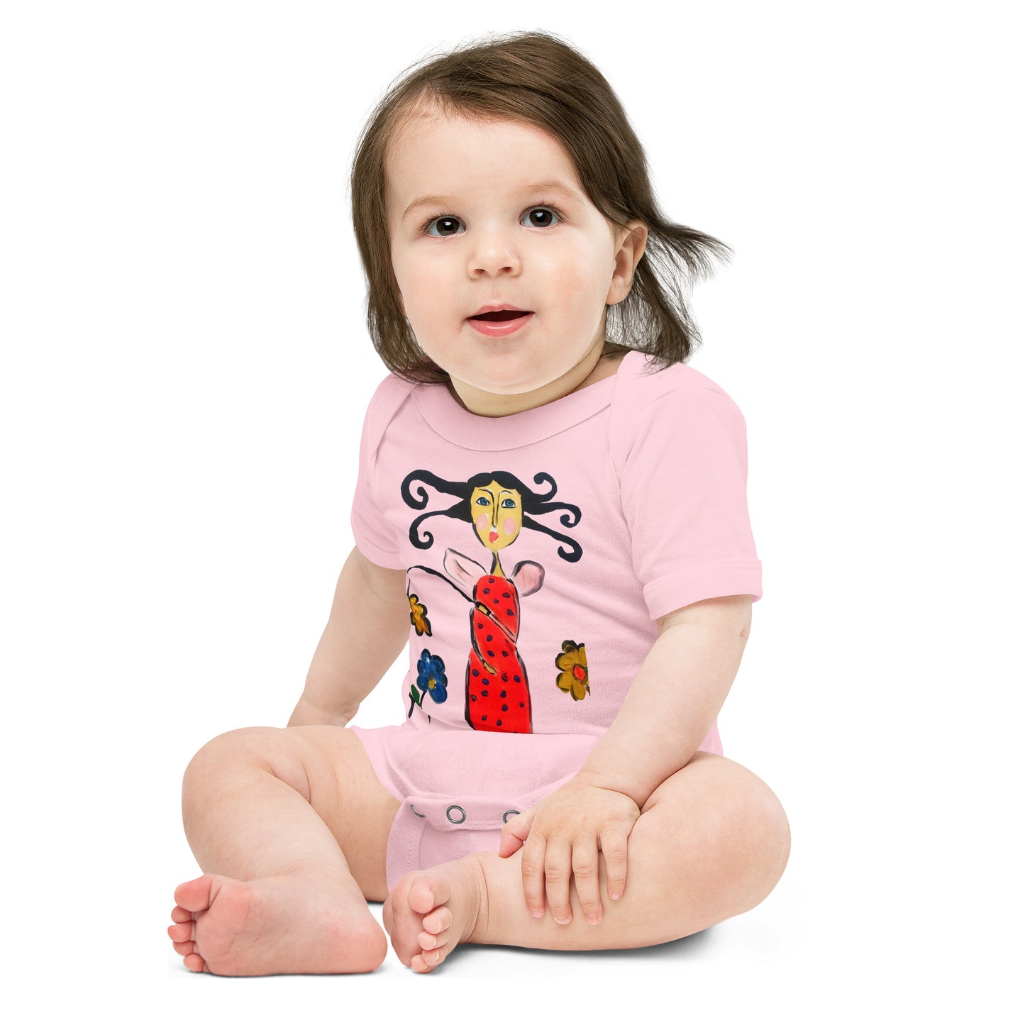 The Lady Bug Baby short sleeve one piece - A Tango to Life