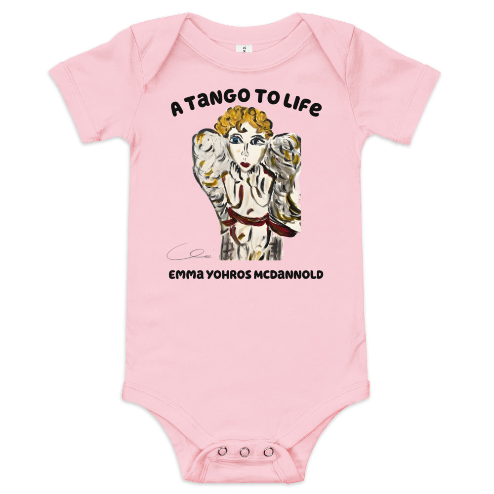 Your Little Angle Is Me Baby short sleeve one piece - A Tango to Life