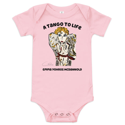 Your Little Angle Is Me Baby short sleeve one piece - A Tango to Life