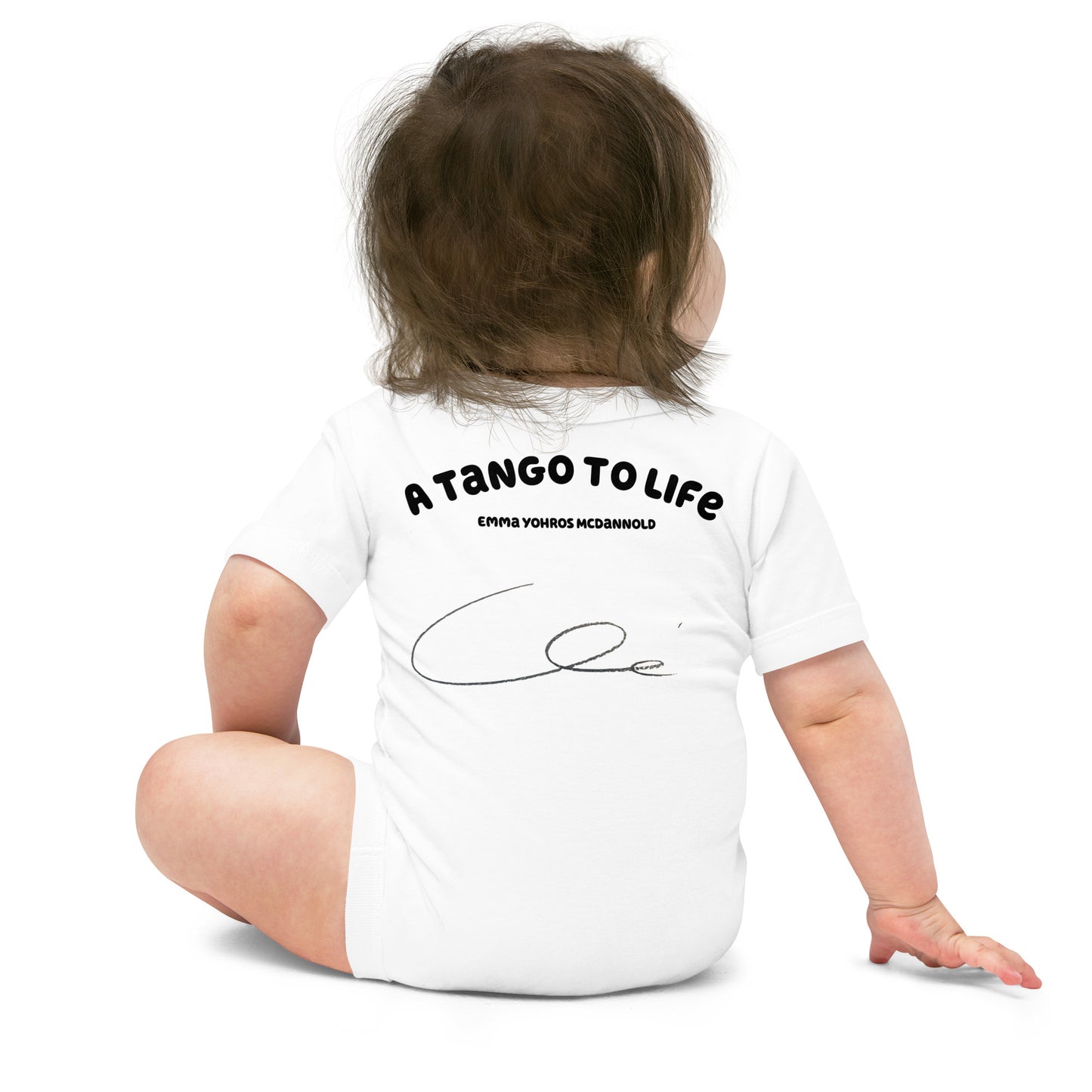 Fat Cat Baby short sleeve one piece - A Tango to Life