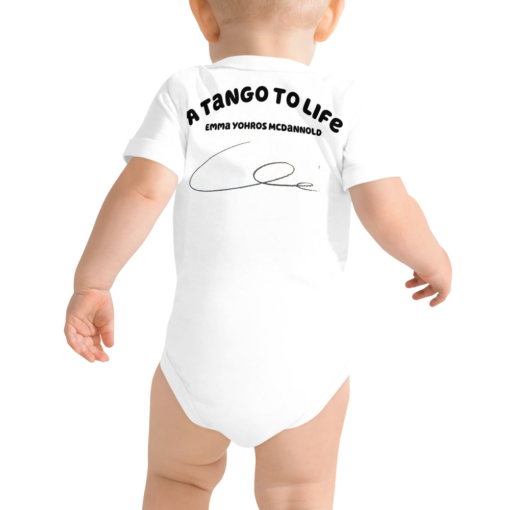 My Dog Cares Baby short sleeve one piece - A Tango to Life