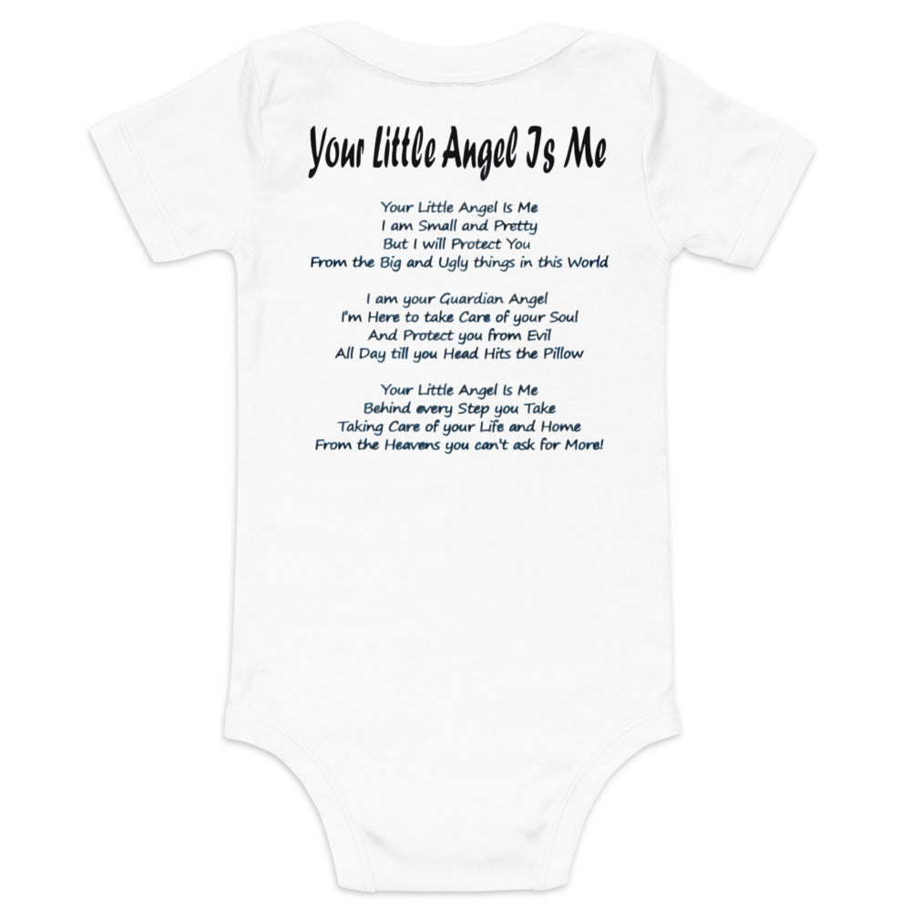 Your Little Angle Is Me Baby short sleeve one piece - A Tango to Life