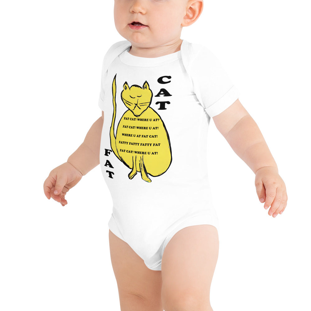 Fat Cat Baby short sleeve one piece - A Tango to Life