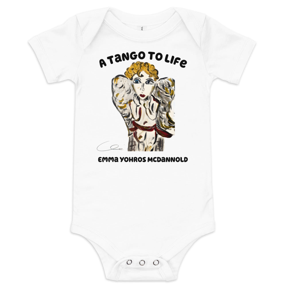 Your Little Angle Is Me Baby short sleeve one piece - A Tango to Life