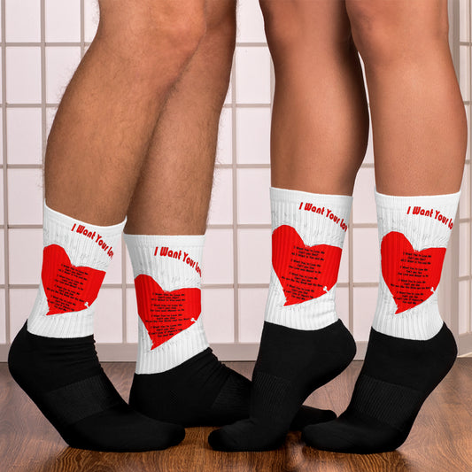 I Want Your Love Socks