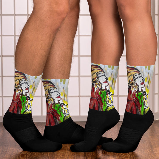 Full Moon Howl Socks