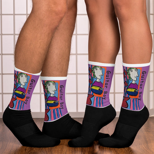 Guitar Boy Socks