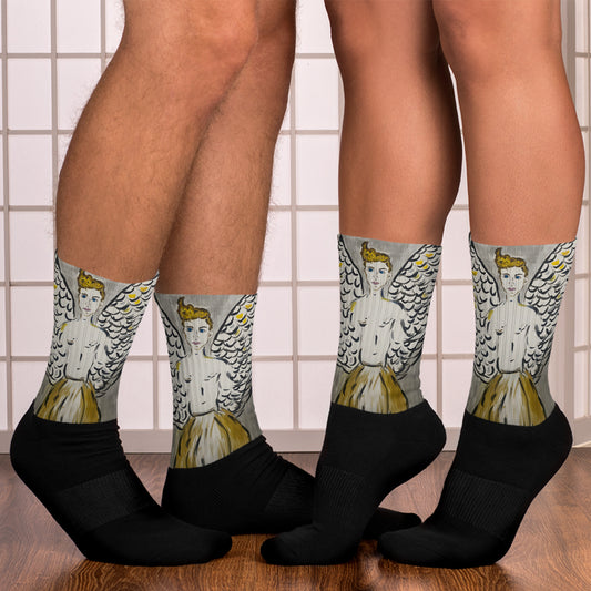 Fallen Feather Socks