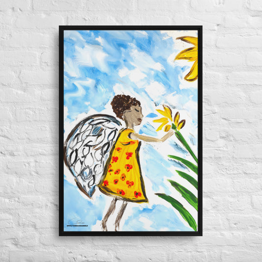 Flowers From Heaven Framed canvas