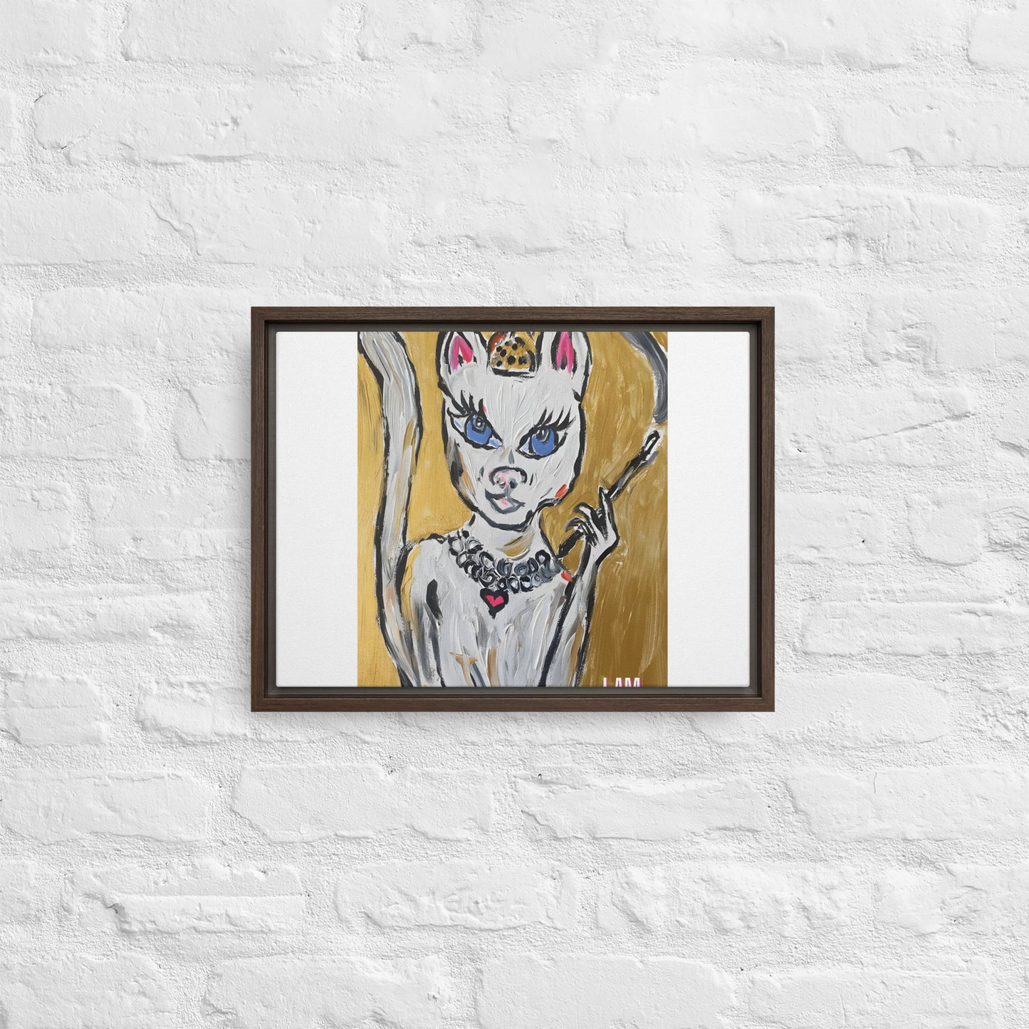 I Am Woman Framed canvas