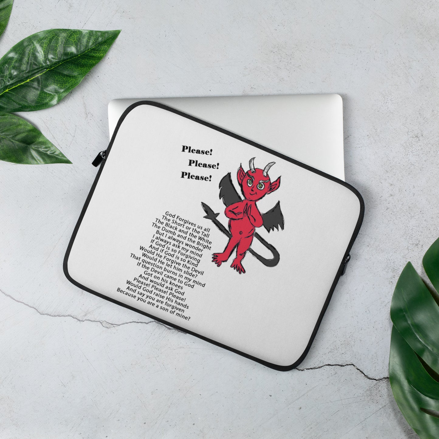 Would God Forgive The Devil Laptop Sleeve