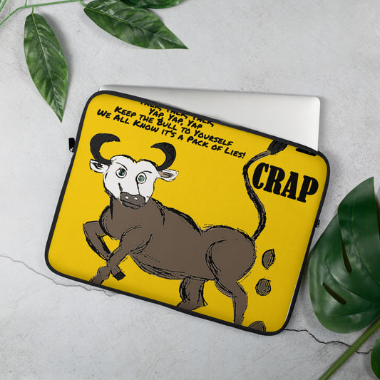 Bull Crap Laptop Sleeve