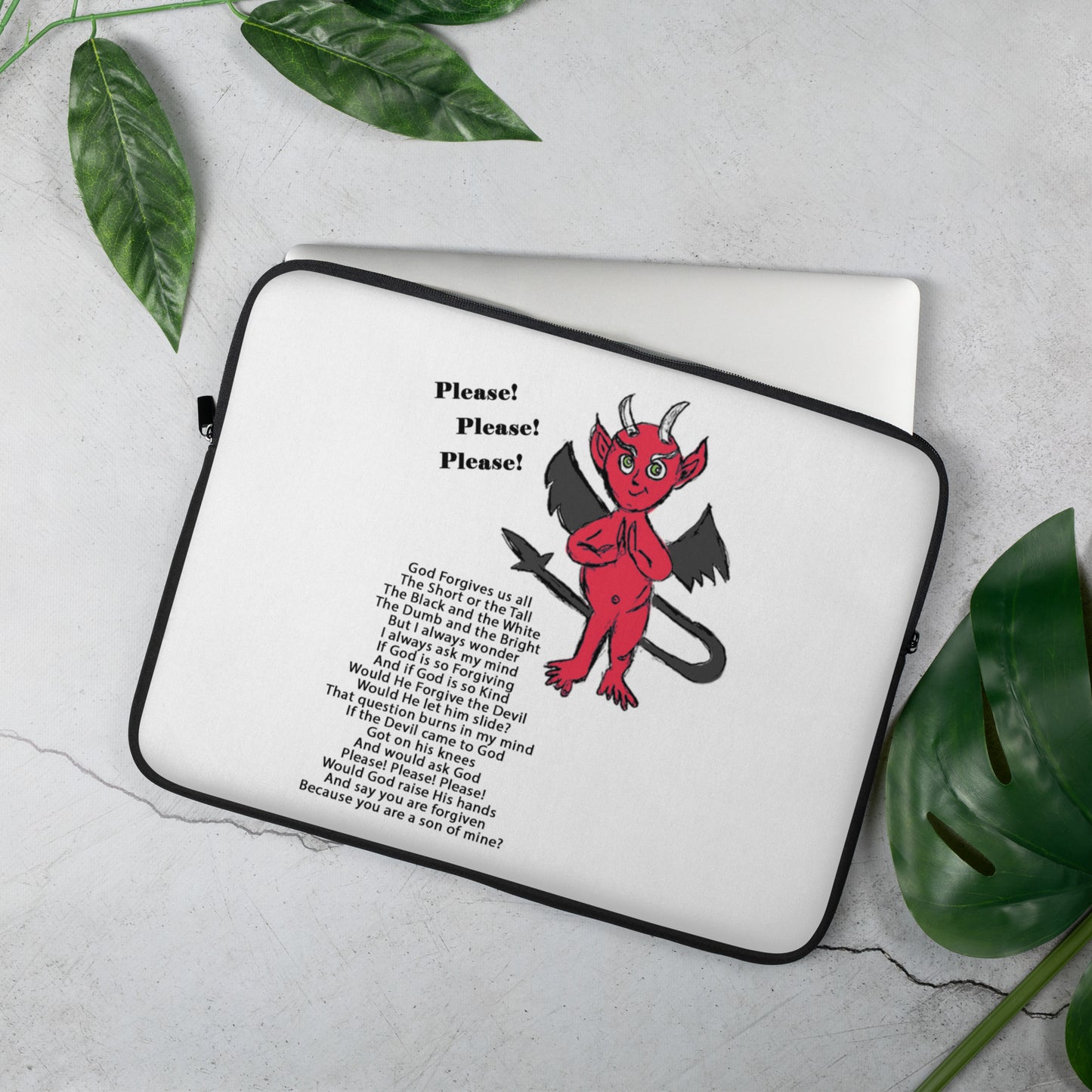 Would God Forgive The Devil Laptop Sleeve