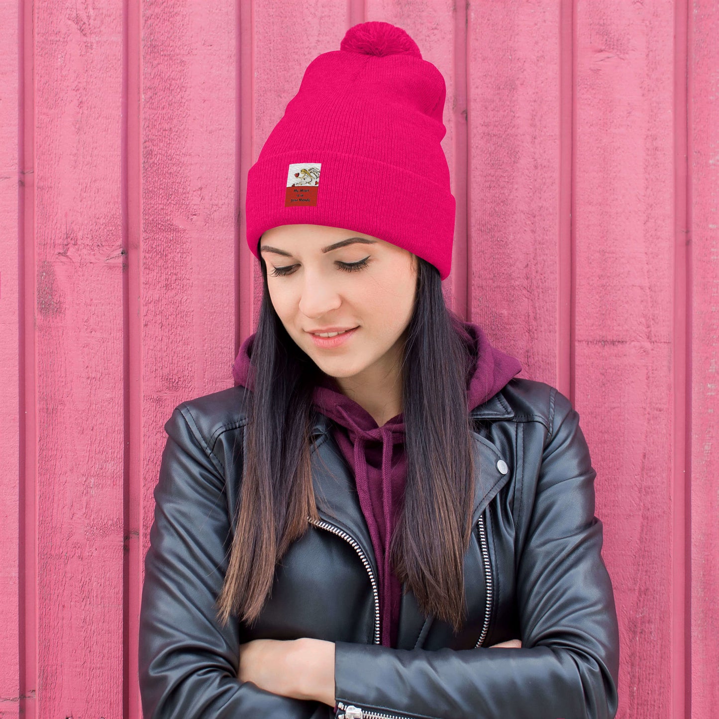 My Heart Is In Your Hands Pom-Pom Beanie