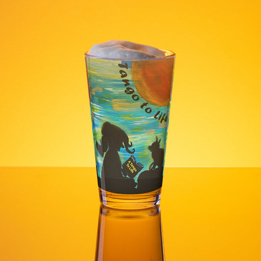 A Tango To Life 2 Shaker pint glass