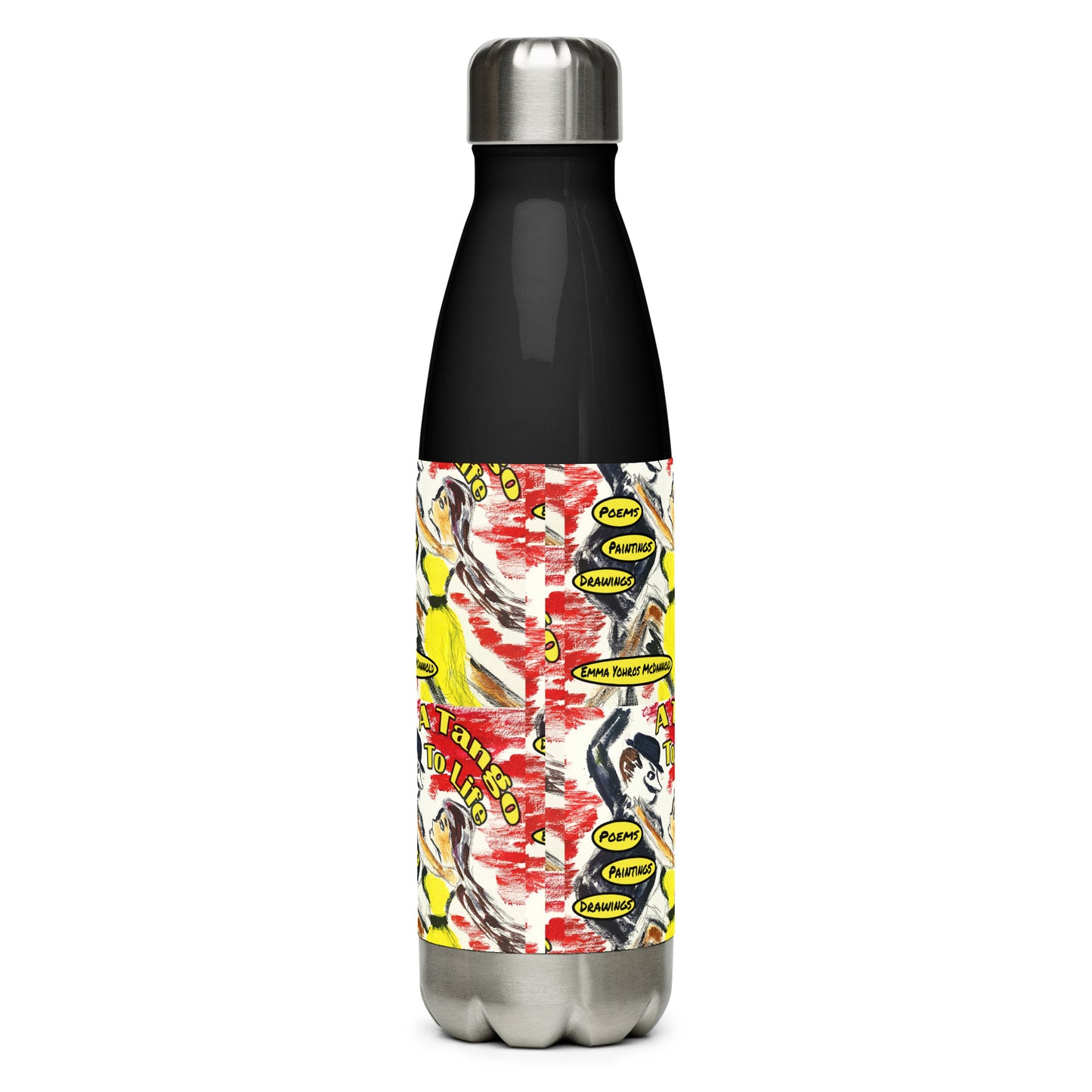 A Tango to Life Book Cover Vol 1 Stainless steel water bottle