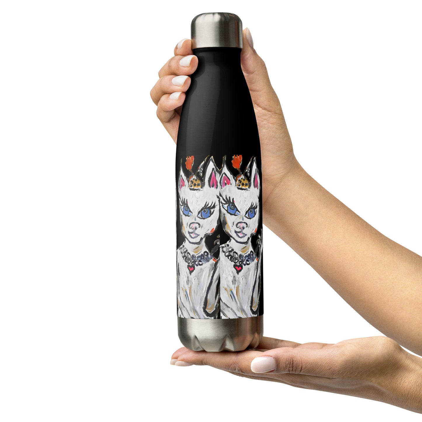 I Am Woman Stainless steel water bottle