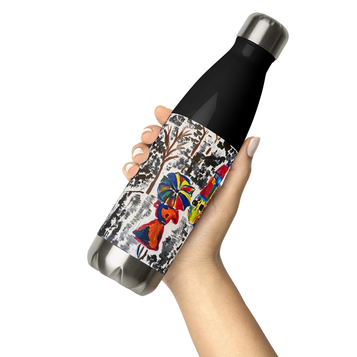 Rain Stainless steel water bottle