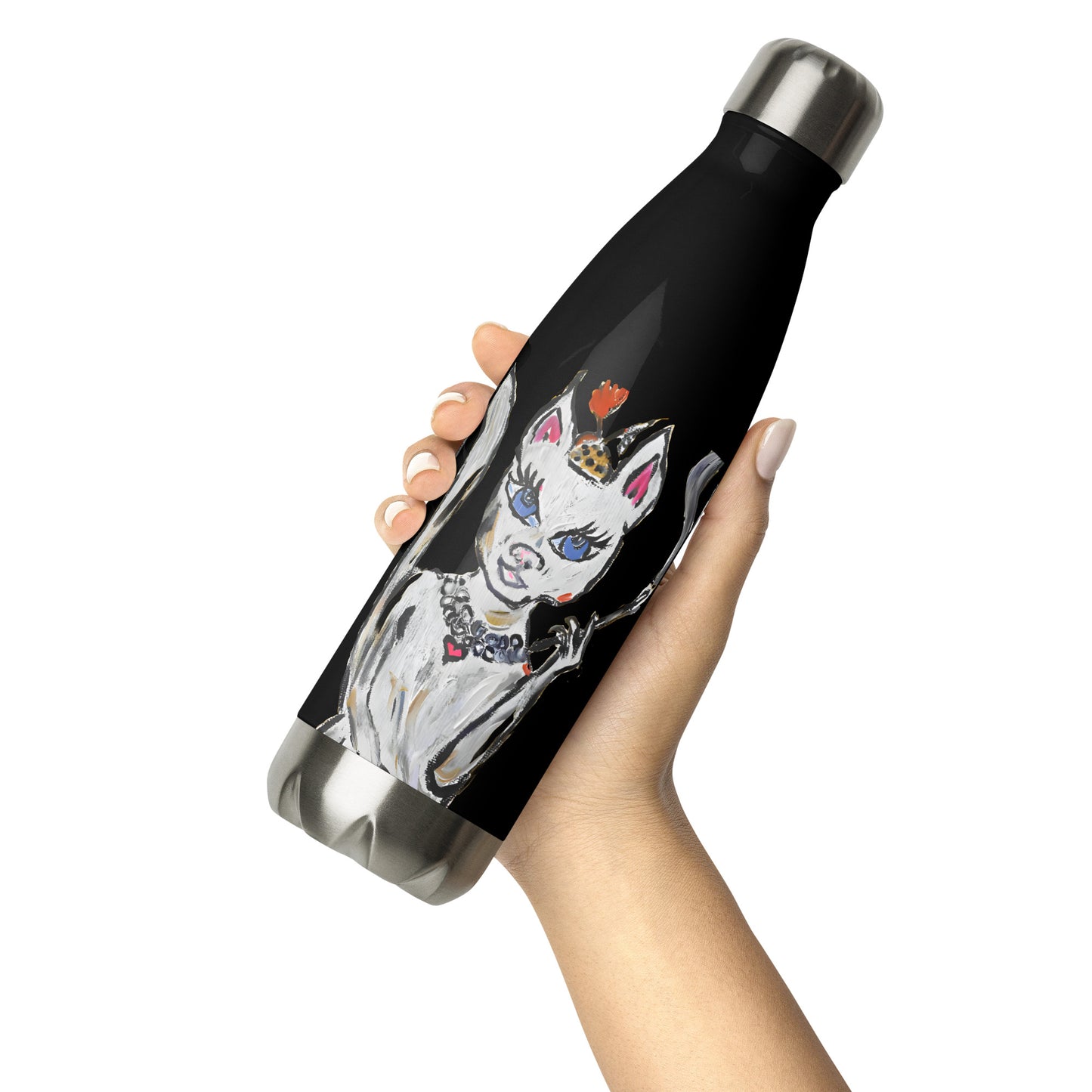 I Am Woman Stainless steel water bottle