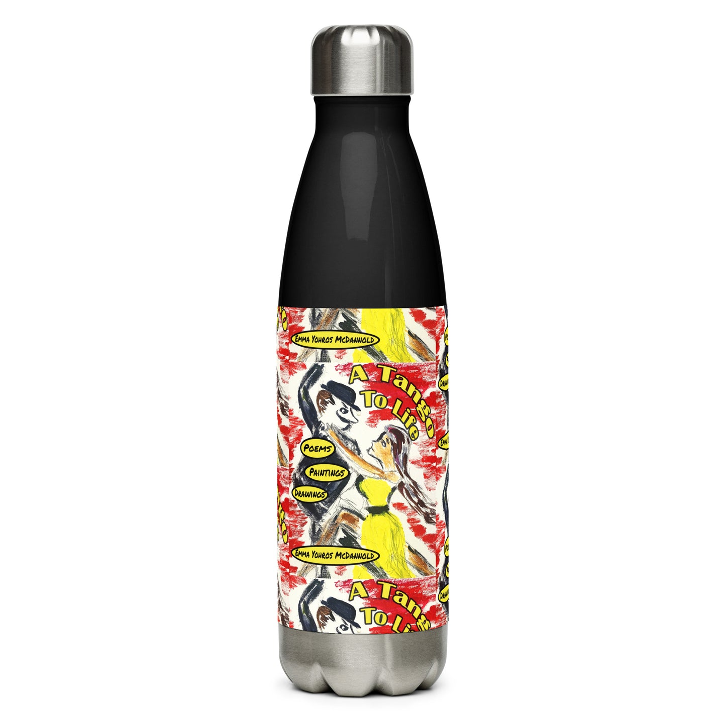 A Tango to Life Book Cover Vol 1 Stainless steel water bottle