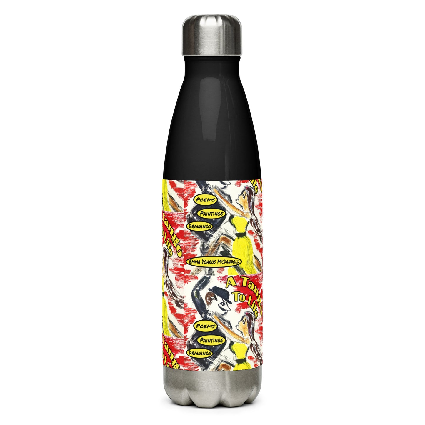 A Tango to Life Book Cover Vol 1 Stainless steel water bottle