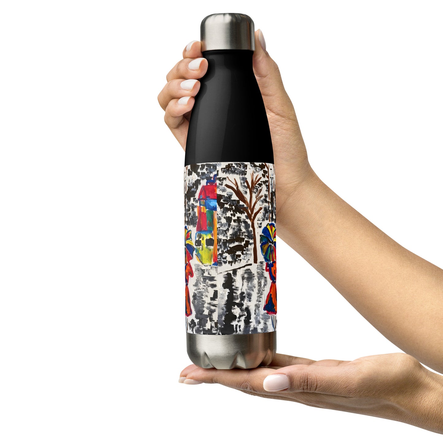 Rain Stainless steel water bottle