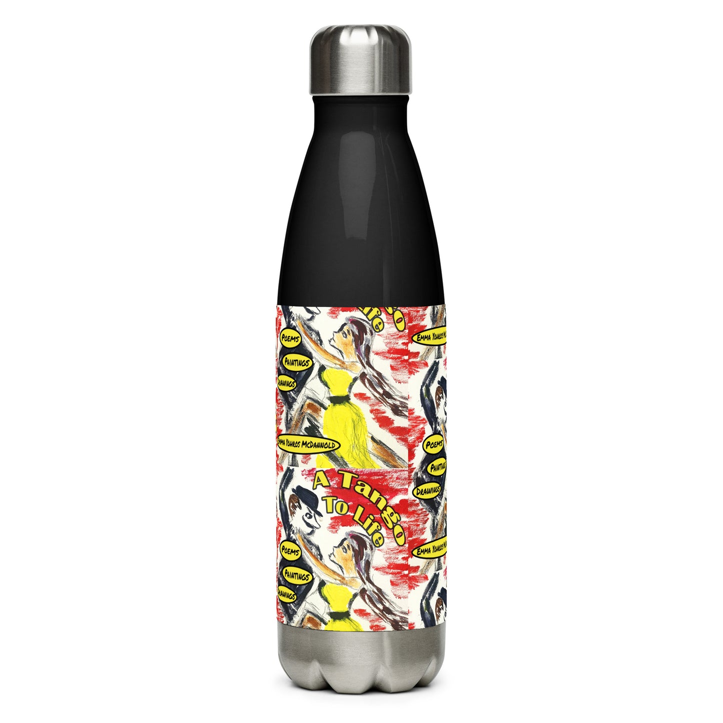 A Tango to Life Book Cover Vol 1 Stainless steel water bottle