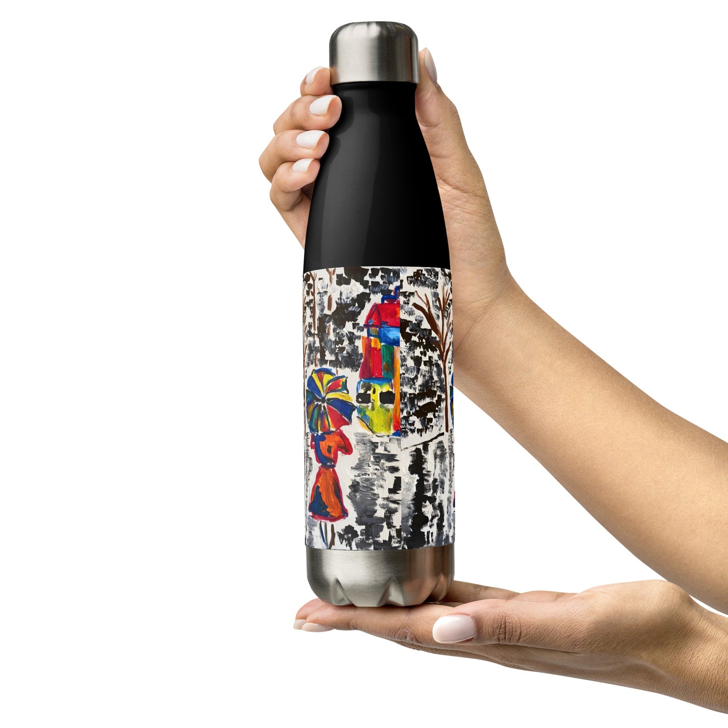 Rain Stainless steel water bottle