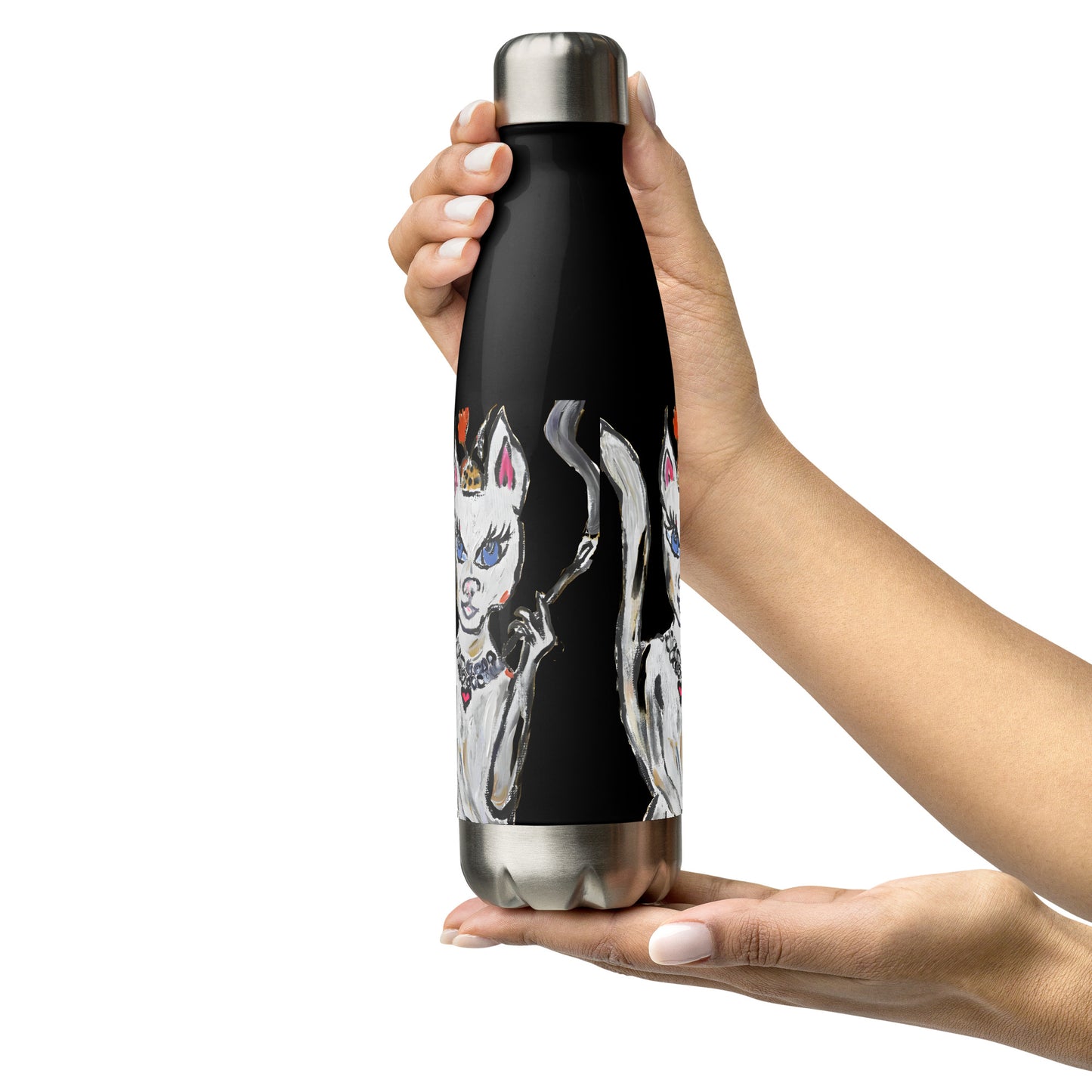 I Am Woman Stainless steel water bottle