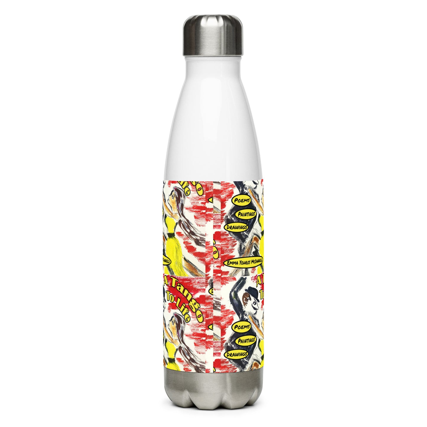 A Tango to Life Book Cover Vol 1 Stainless steel water bottle