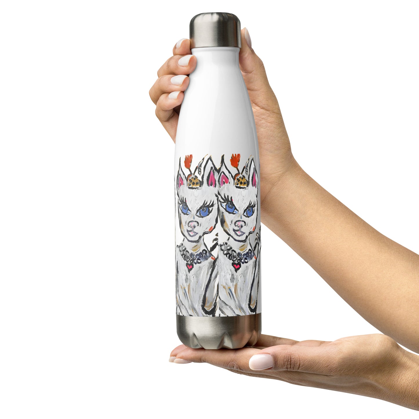 I Am Woman Stainless steel water bottle