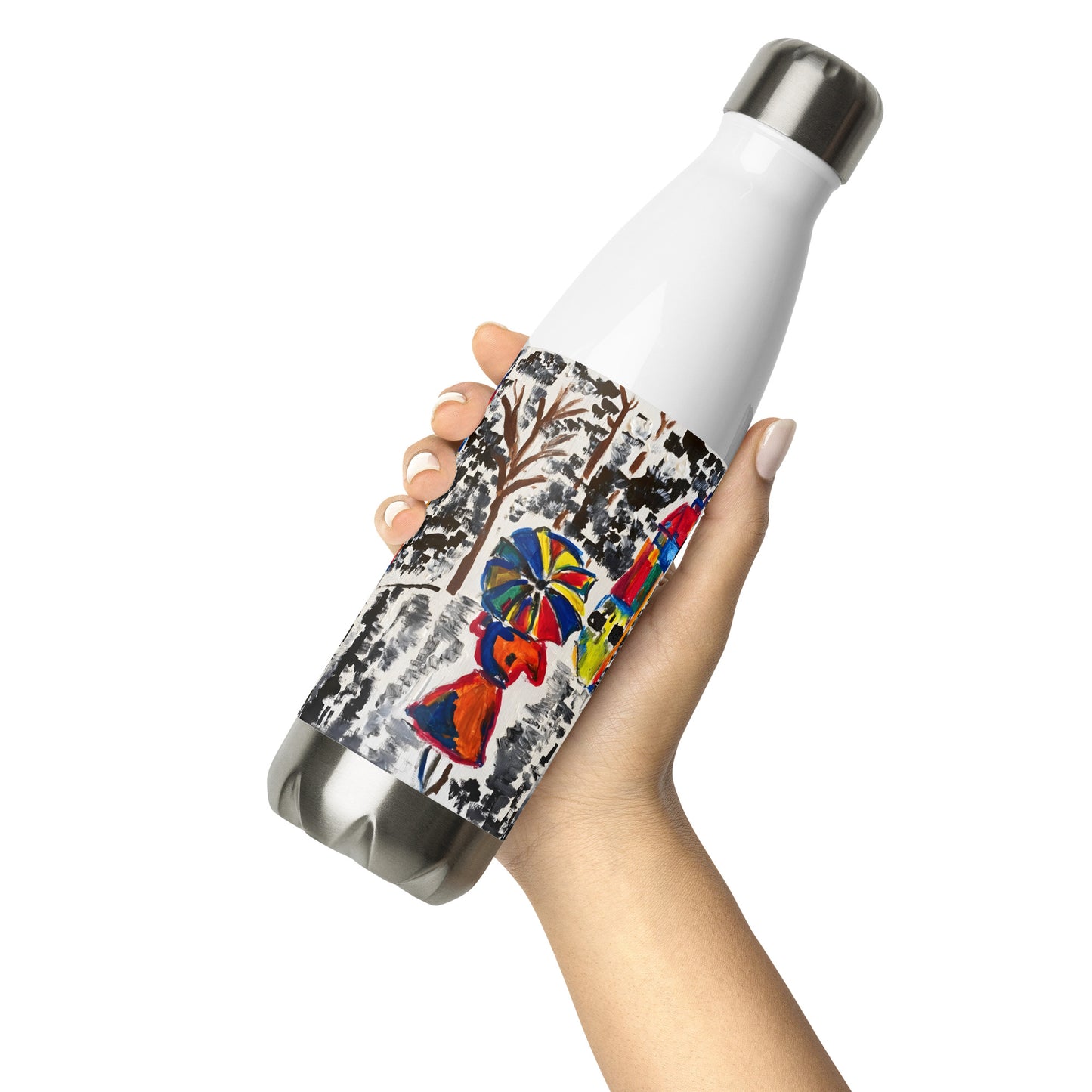 Rain Stainless steel water bottle