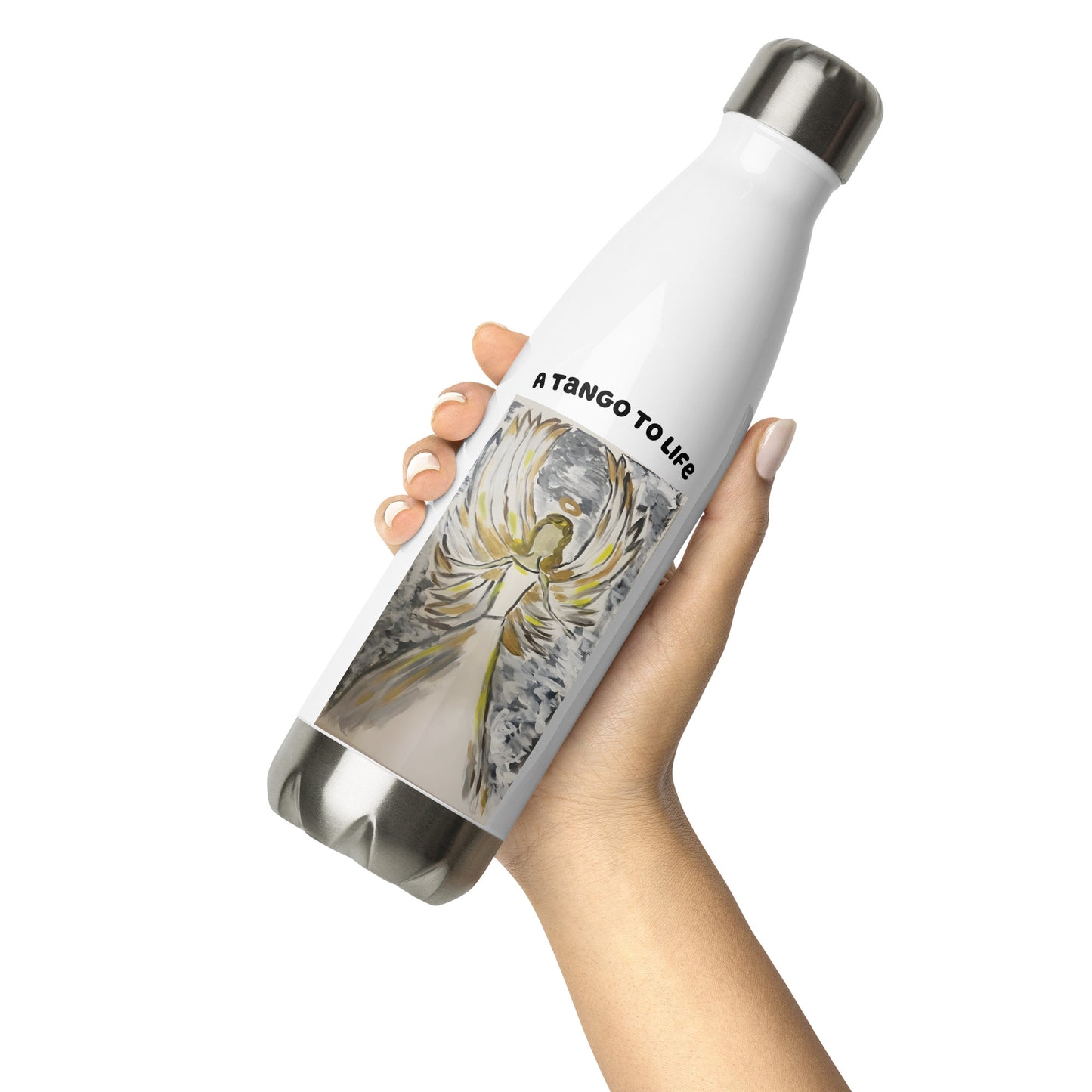 Blessed Angel Stainless Steel Water Bottle - A Tango to Life