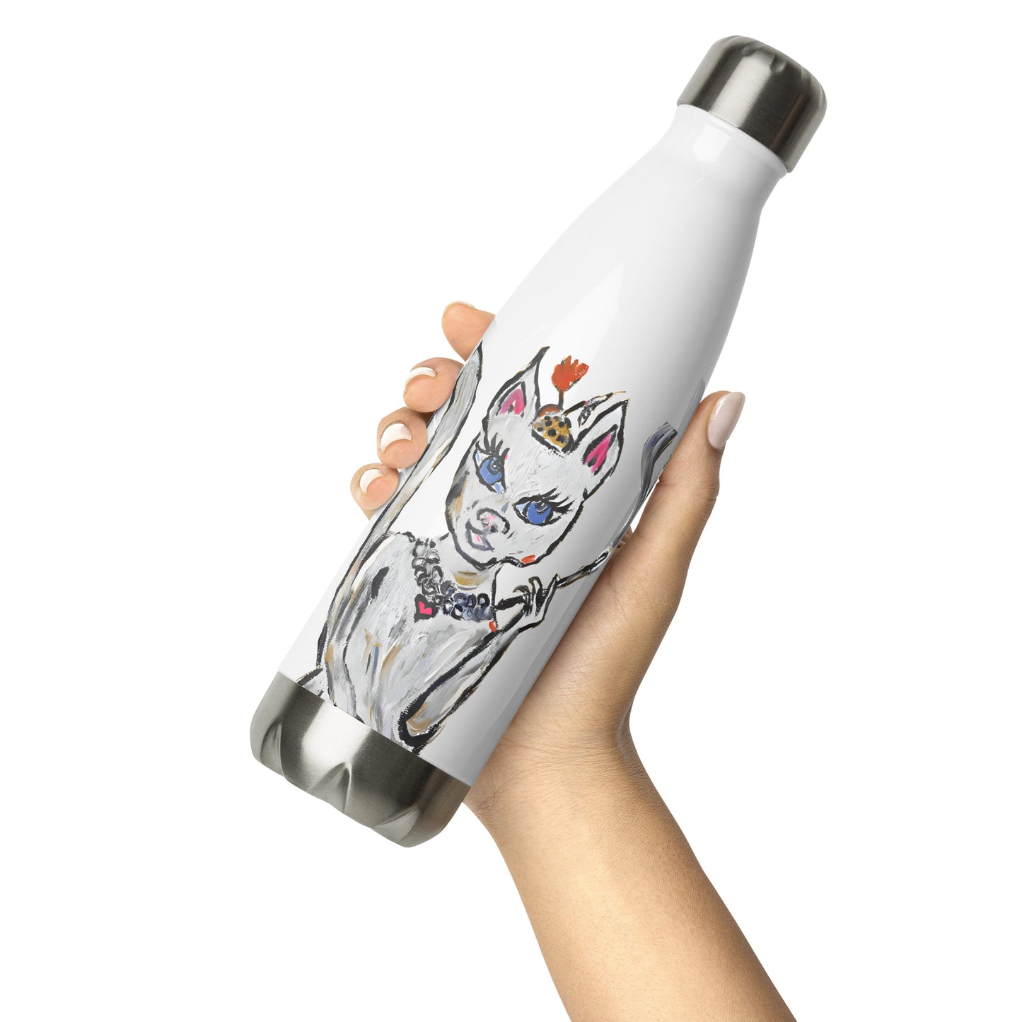 I Am Woman Stainless steel water bottle