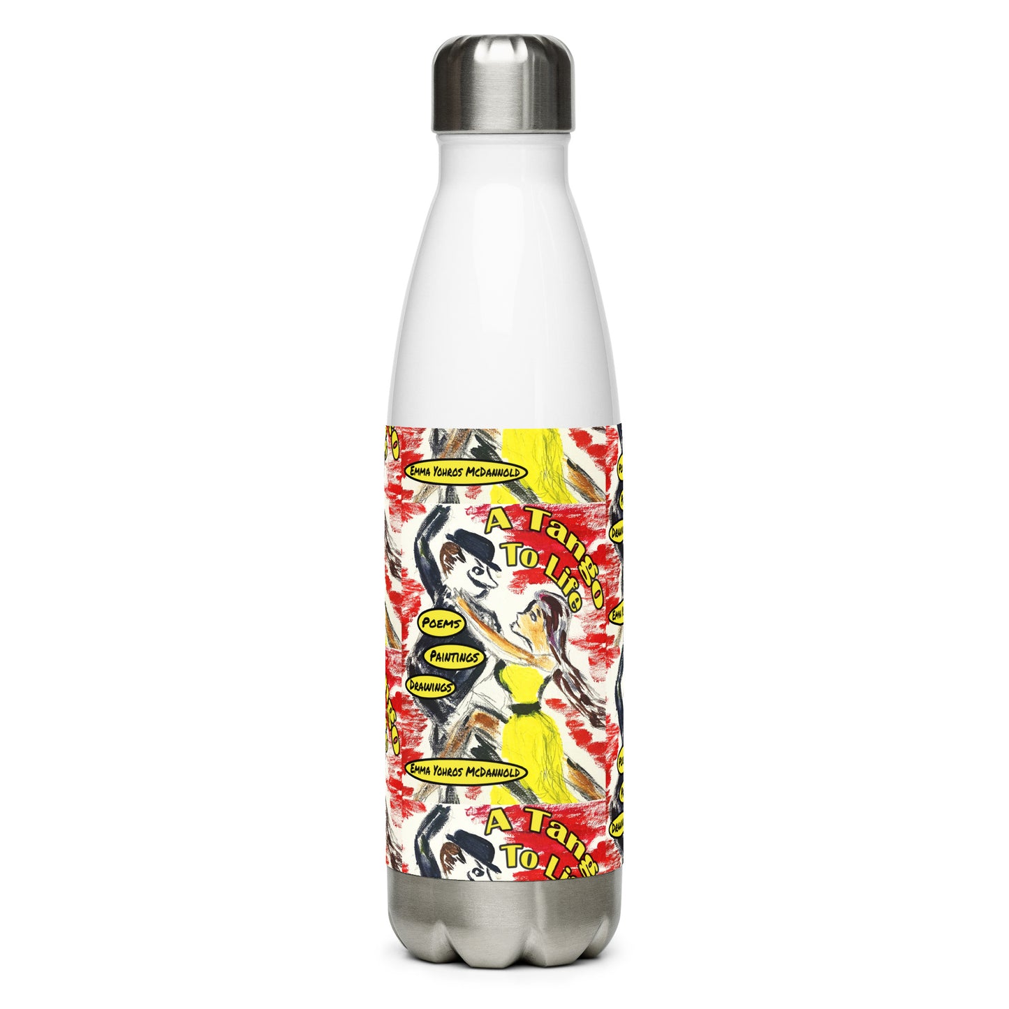 A Tango to Life Book Cover Vol 1 Stainless steel water bottle