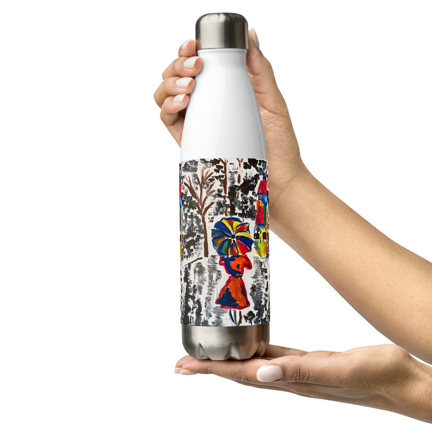 Rain Stainless steel water bottle