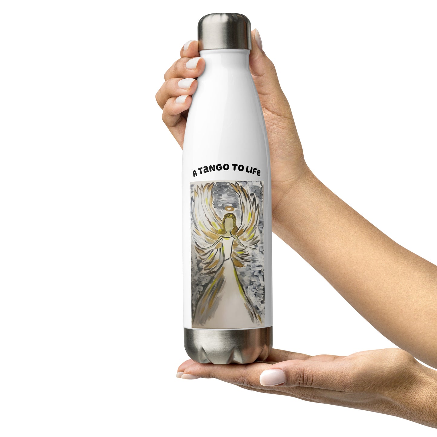 Blessed Angel Stainless Steel Water Bottle - A Tango to Life